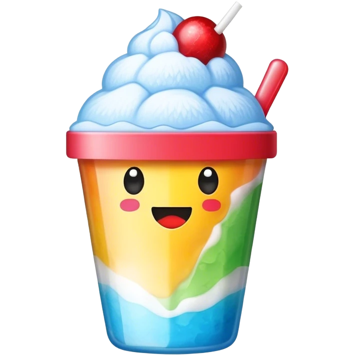 Hawaiian Shave ice emoji