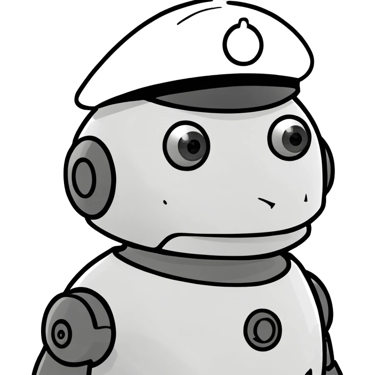 robot wearing hat while dancing emoji