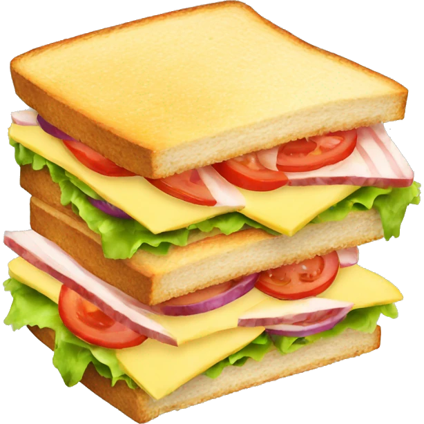 club sandwich emoji