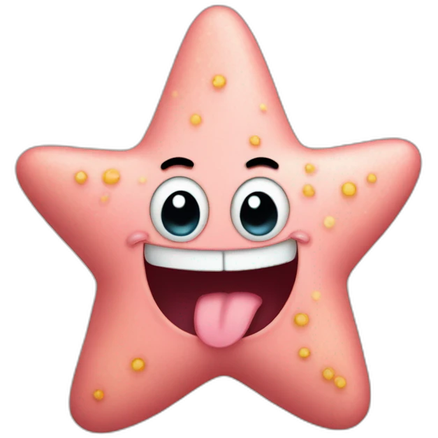 cute patrick star emoji