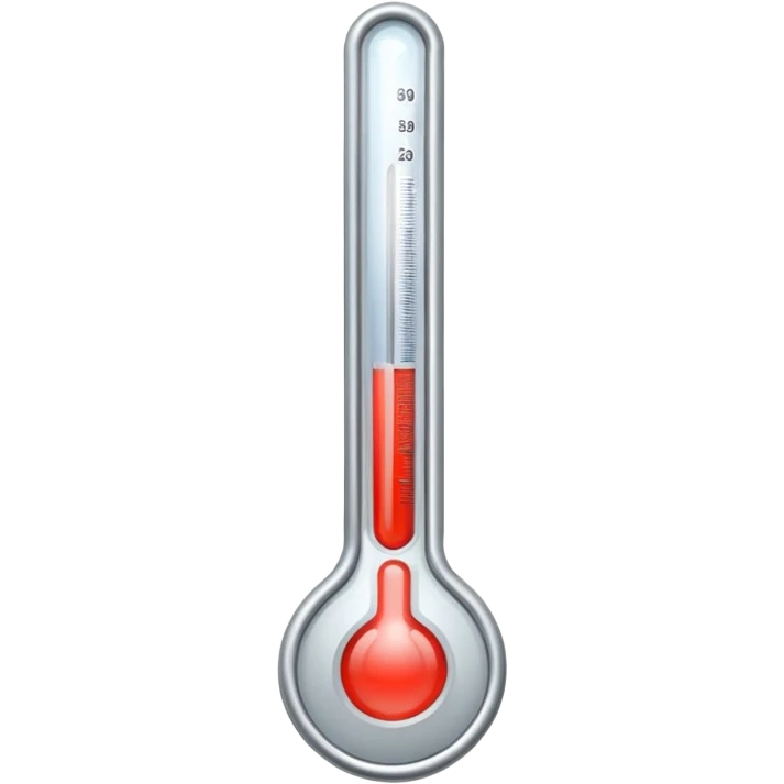 Medical Thermometer with a sharp end  emoji