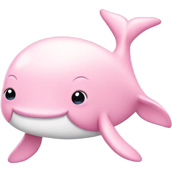 Light pink whale emoji