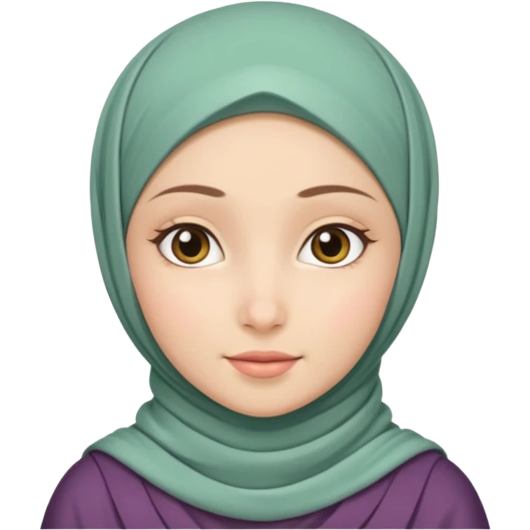 Muslim fairy with forest background  emoji