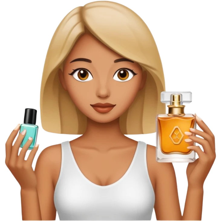 woman wearing perfume emoji