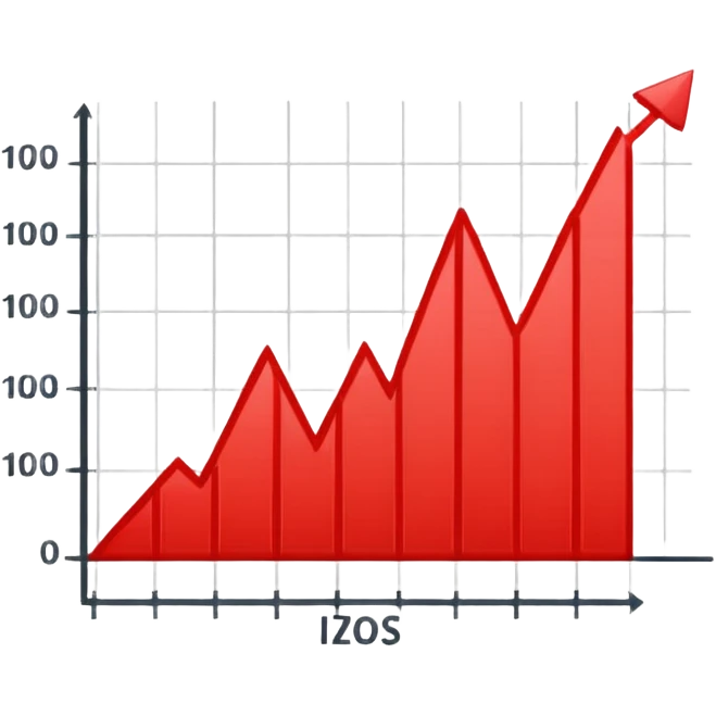 graph with line going down and the line being red emoji
