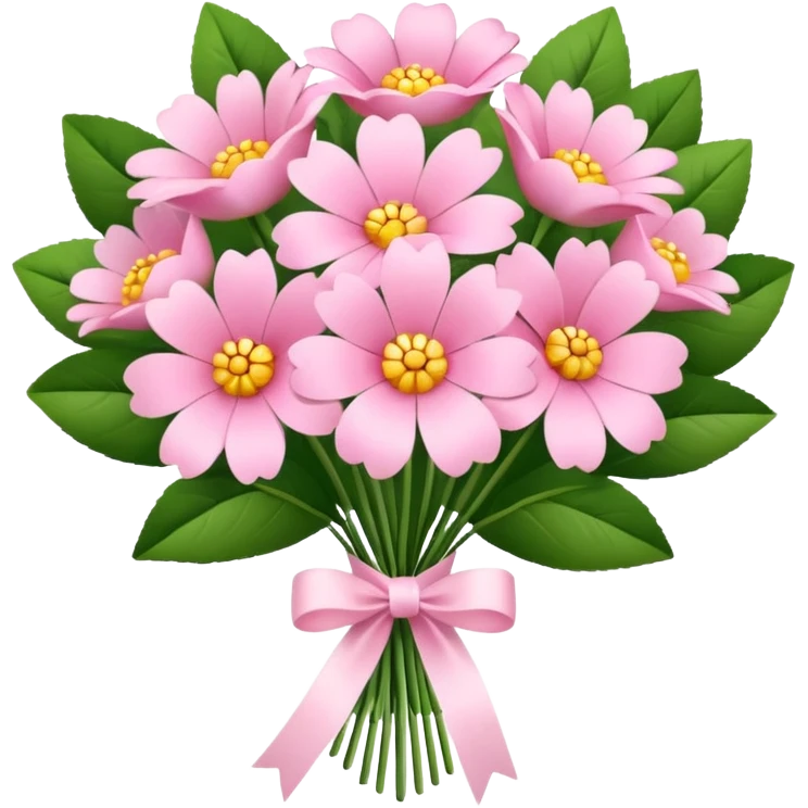 Pink flower bouquet emoji