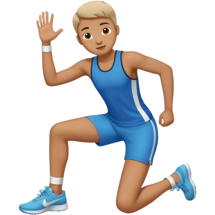 person touching their toes emoji