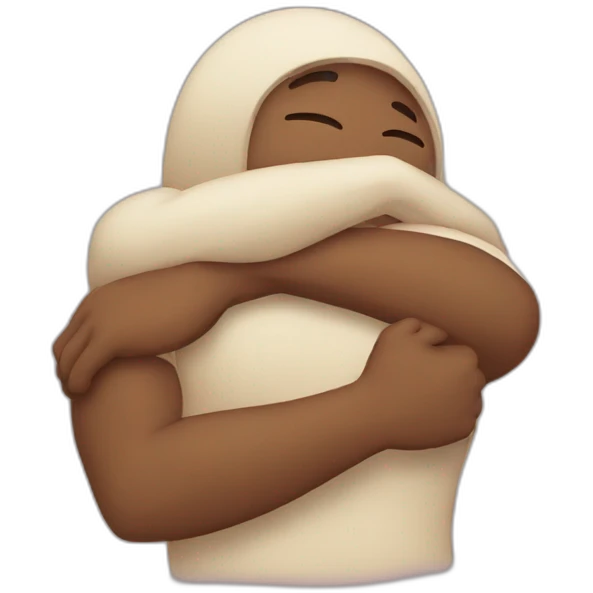 Hug love emoji