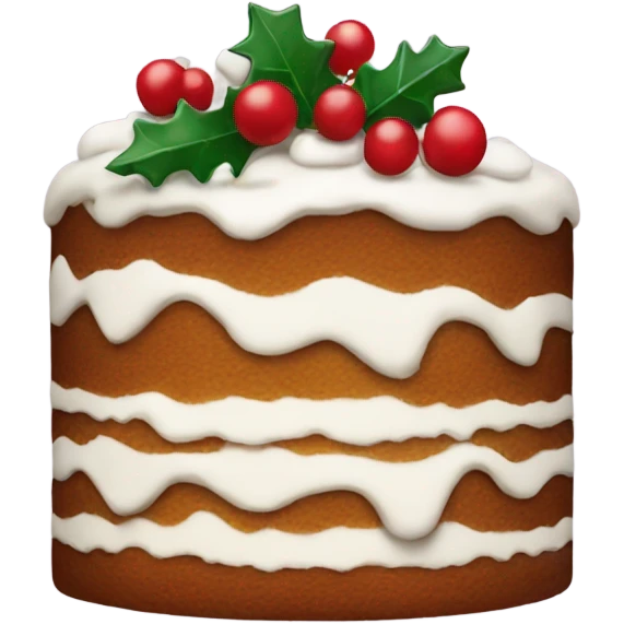 christmas cake emoji