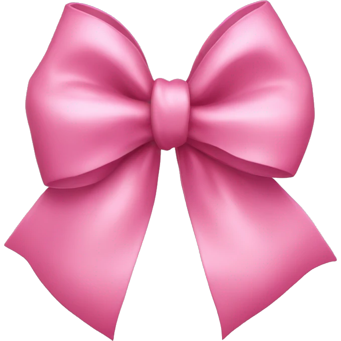 Christmas pink bow iPhone  emoji