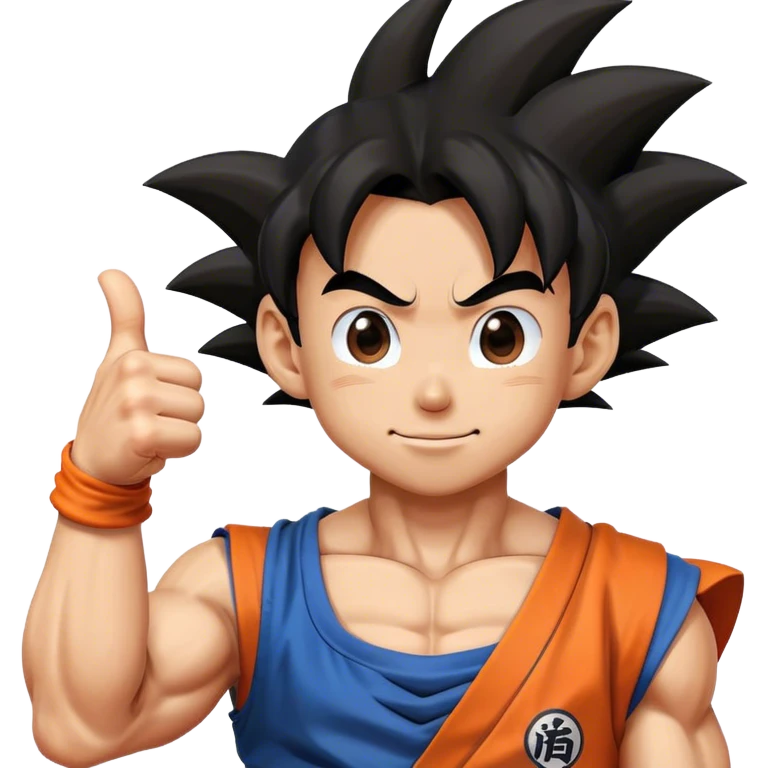 Goku thumbs up emoji
