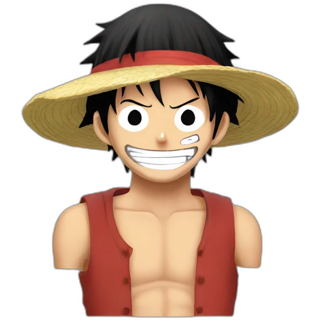 luffy one piece emoji