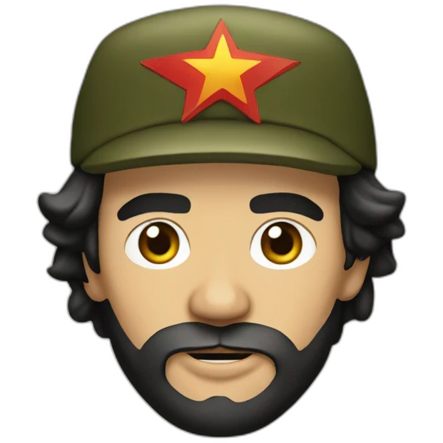 Che Gevera with sigar emoji