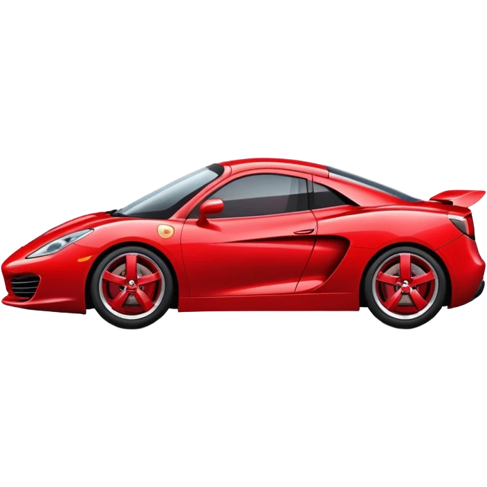 Car in red with HILDi Slogan  emoji