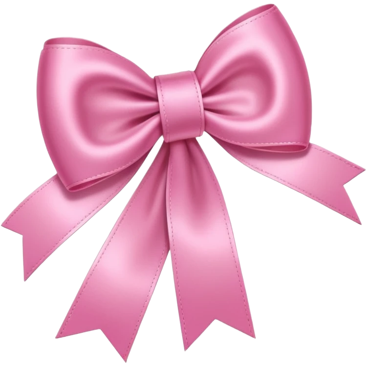 pink iphone with ribbon emoji