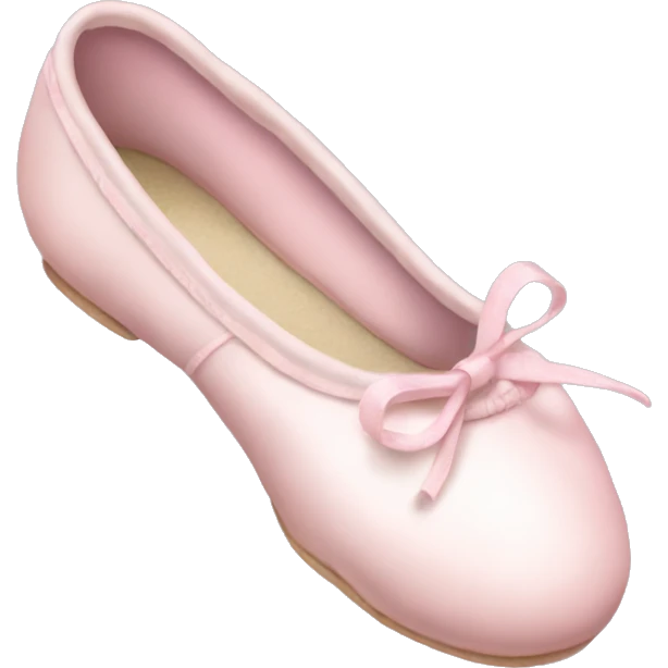 Pale pink ballet shoes emoji