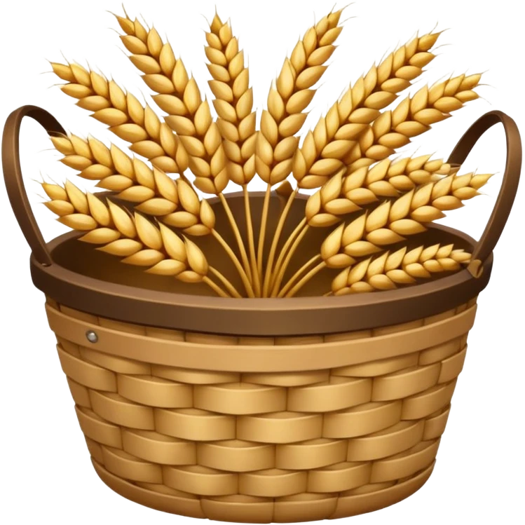 Wheat grain basket emoji