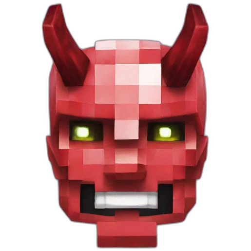 Minecraft Devil May Cry Head Skin emoji