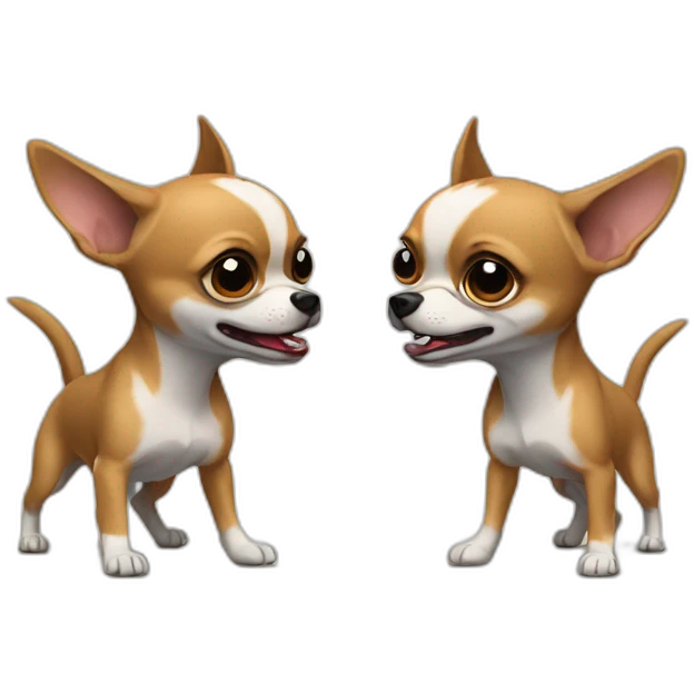 two-chihuahuas-fighting emoji
