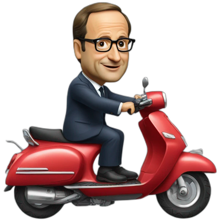 francois hollande scooter emoji