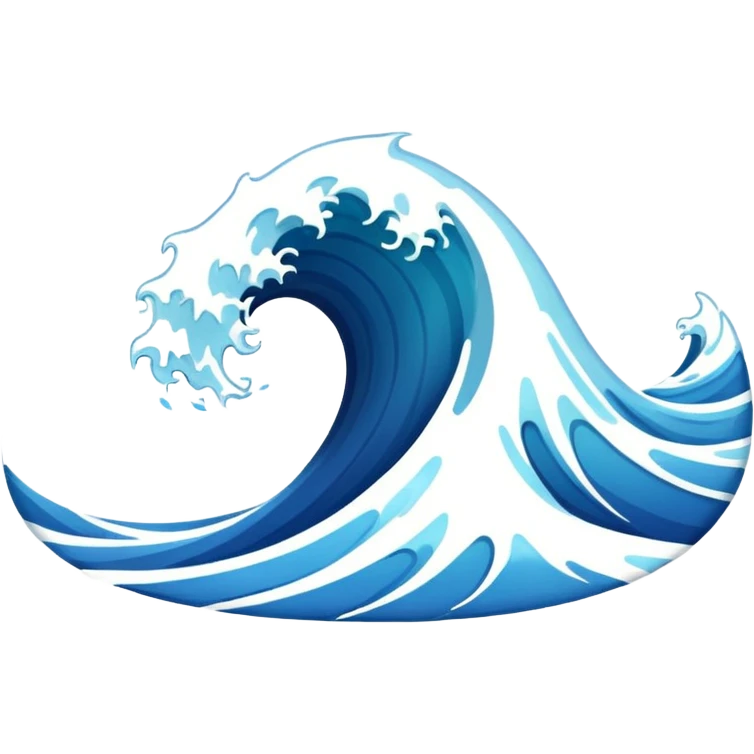wave emoji