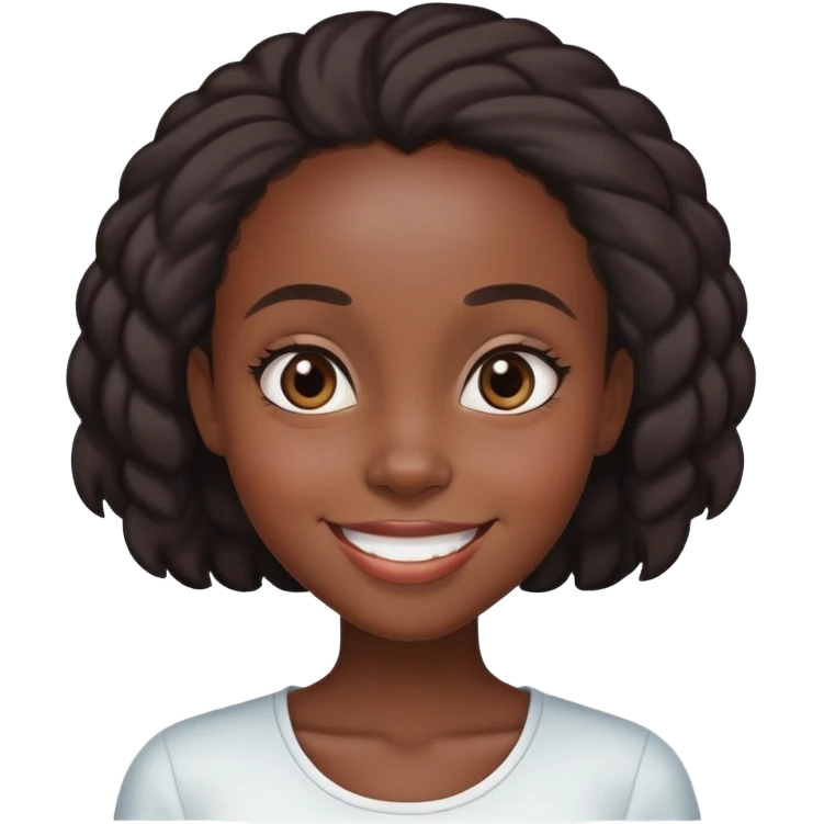 Big forehead emoji black girl emoji