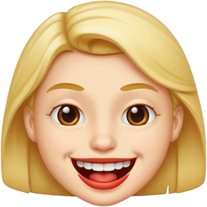 Smirk lip bite  emoji