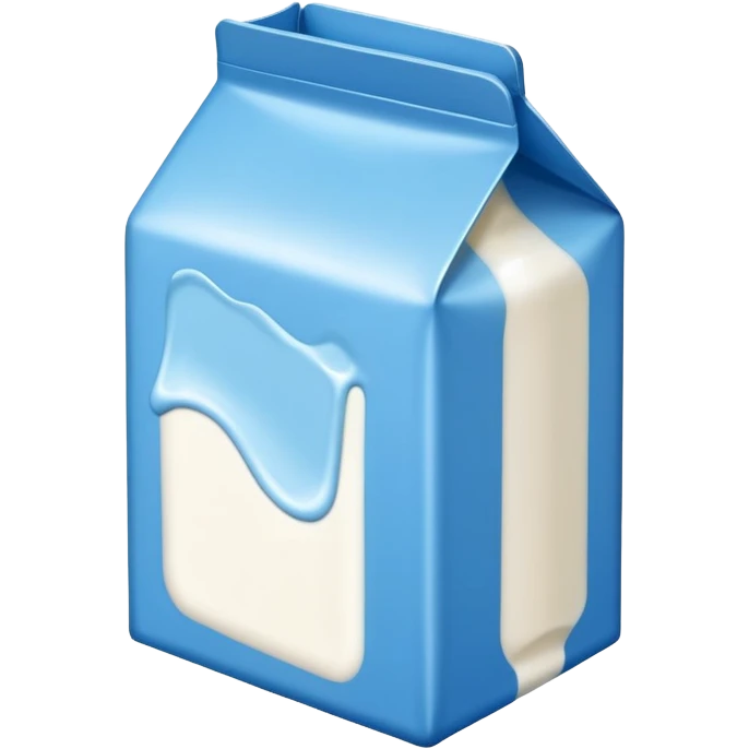 blue milk tetra pack  emoji