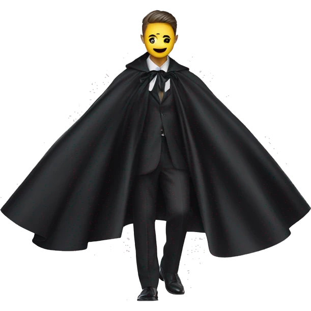 Dior logo on a magician cape emoji