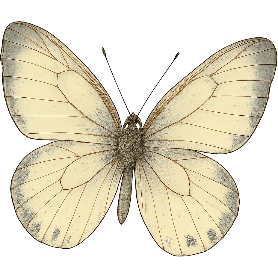 a realistic butterfly, ghibli style with natural details, soft colors, delicate and detailed wings emoji