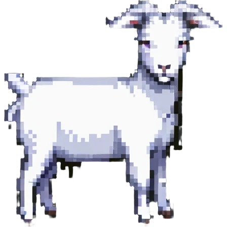 A goat emoji