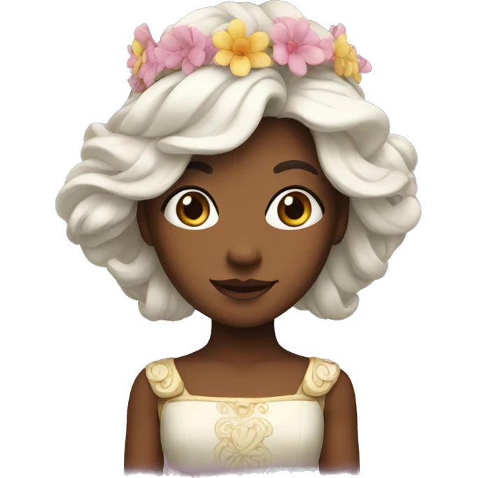 Flower princess  emoji