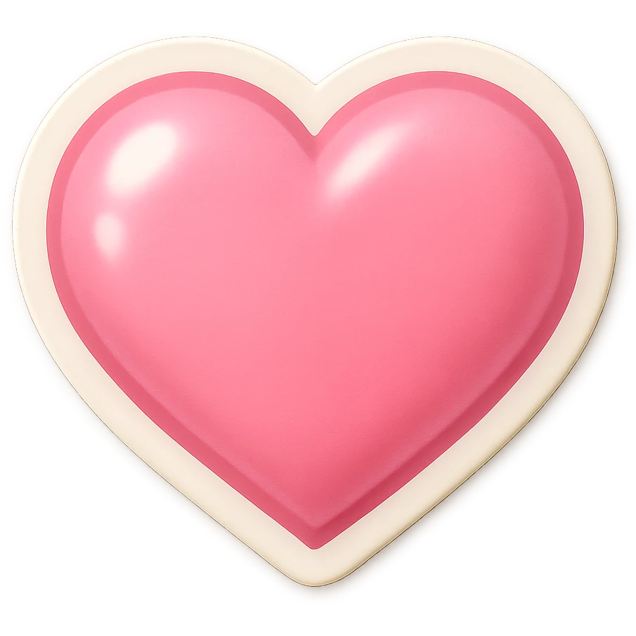 pink sticker, pastel pink, minimalistic icon emoji