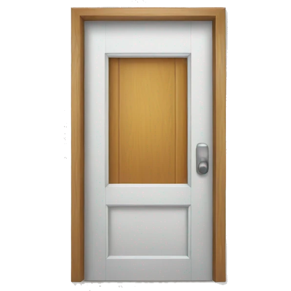a door with the men sign on it emoji