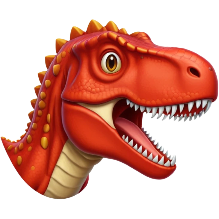 red t-rex emoji