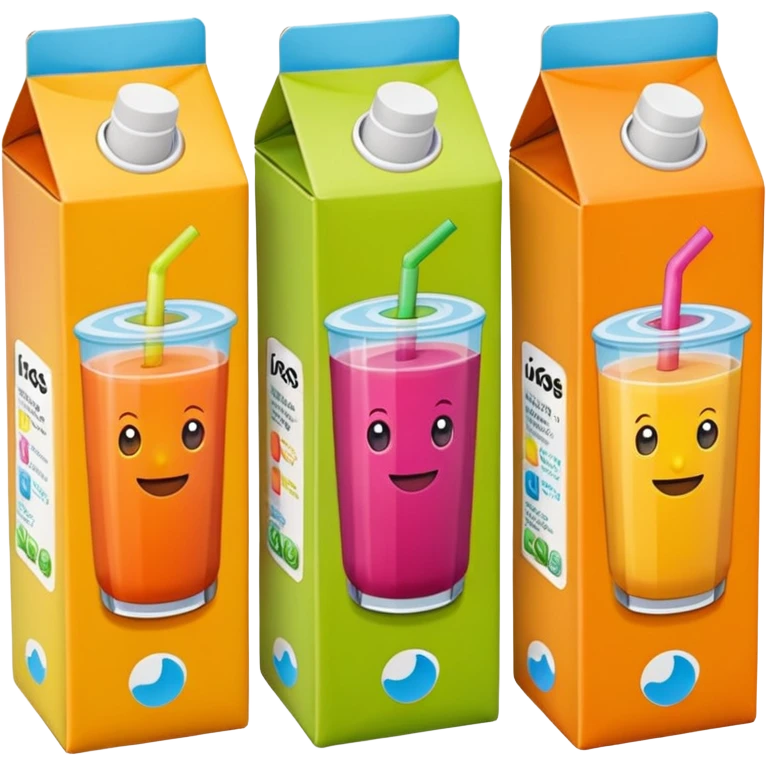 pack of juice emoji