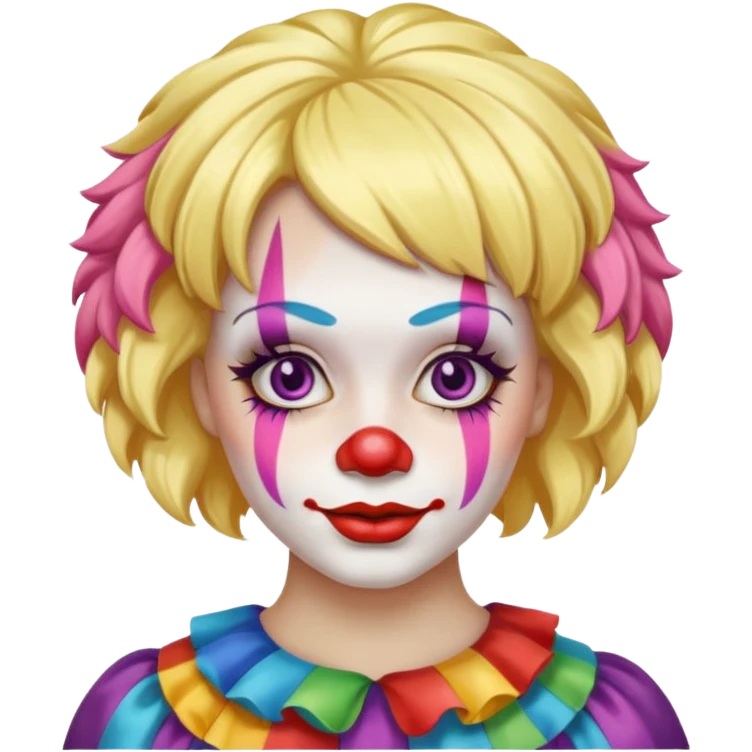 blonde clown emoji