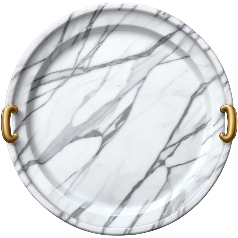 Marble tray home decor emoji