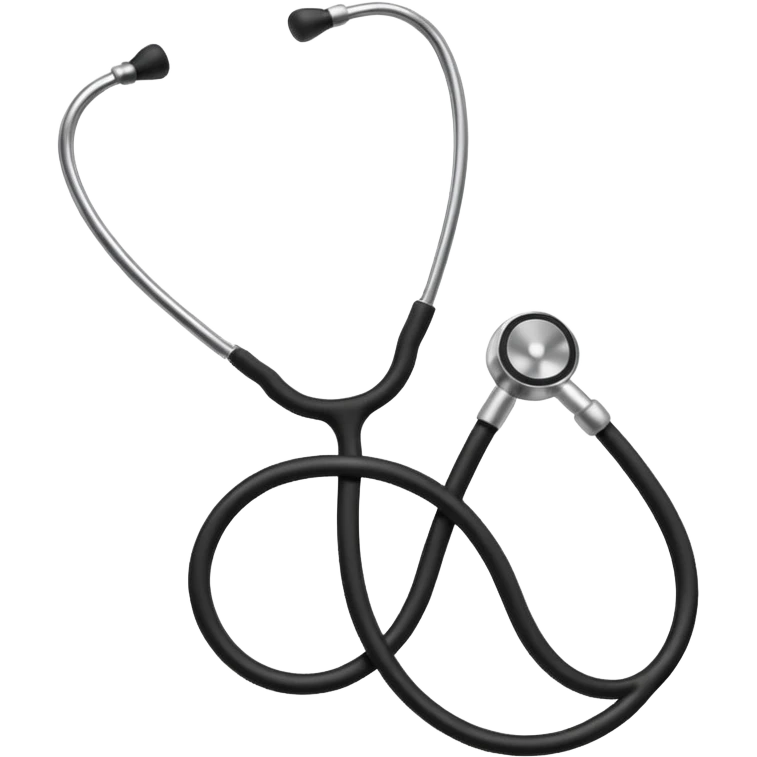 Estetoscópio preto e branco 🩺 emoji