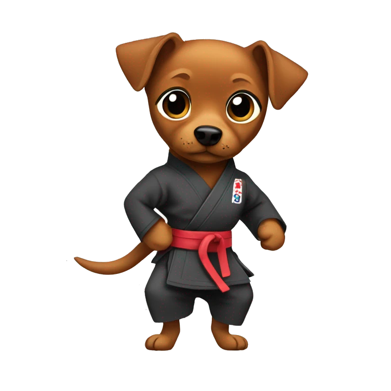 pinscher karate emoji