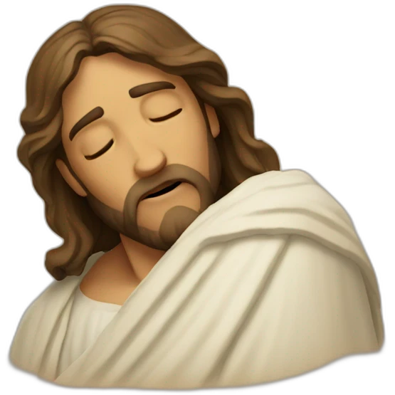 Jesus is crying emoji