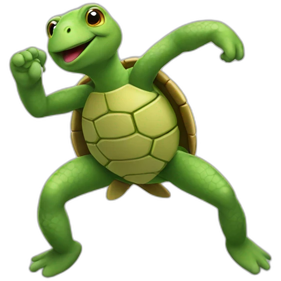 dancing turtle emoji