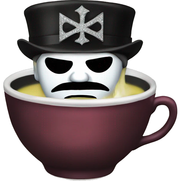 King diamond in a tea cup emoji