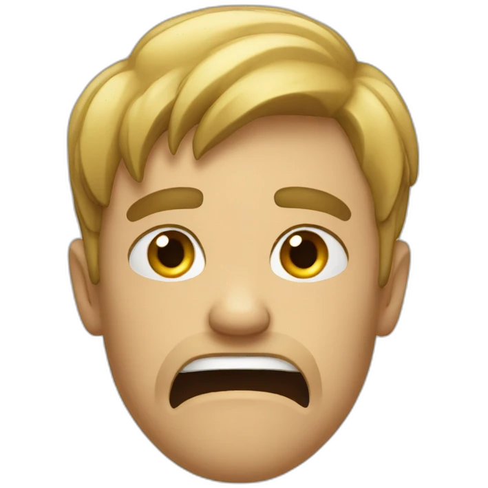 frustrated emoji