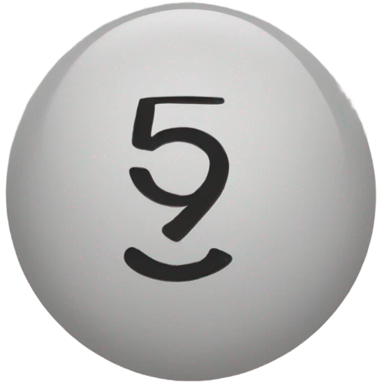 the number 5 emoji