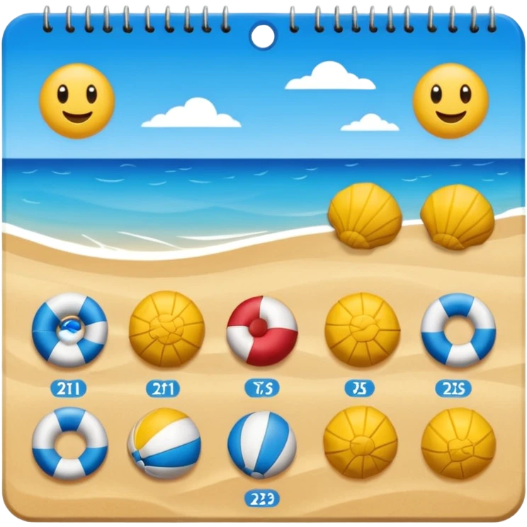 calendario playero con los dias y el mez de marzo, donde esten señalados los dias 21 22 y 23 emoji