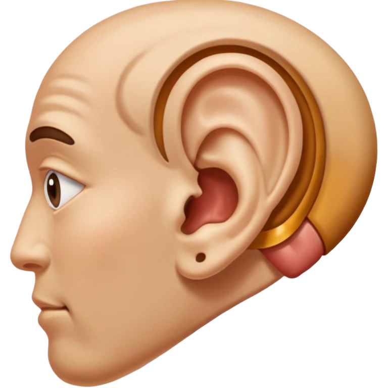 an ear praising God emoji