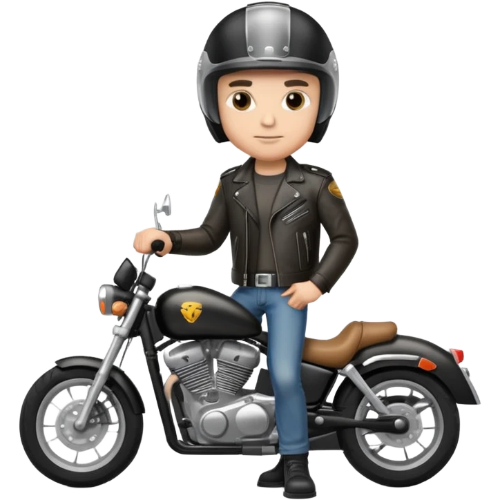 A man on a motorcycle  emoji