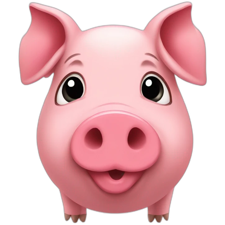 pig with hearts emoji