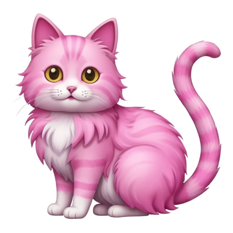 Cat pink emoji